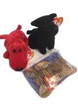 Ty Beanie Baby Dogs McDonalds Brown Spunky 1 Ea Regular Black Scottie Re... - £9.26 GBP