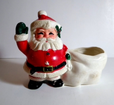 Vintage Napco Ceramic Santa Planter Mr. Claus Retro Holiday Decor OK5953 Japan - $34.20