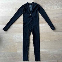 Free People Flash Forward Black Jumpsuit One Piece Sparkly XS/Small - $72.55