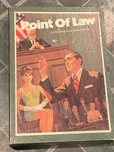 Vintage Point Of Law Board Game Book Shelf Games *Pre-Owned/Complete* yy1 - $11.99