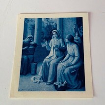 Holy prayer card vtg paper ephemera Catholic Christian Paris Mary France Vierge - £13.62 GBP