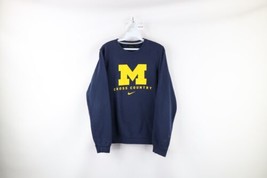 Nike Mens XS Team Issued University of Michigan Cross Country Sweatshirt Blue - £55.22 GBP