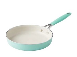 Pioneer Woman ~ Classic Ceramic Skillet ~ 8&quot; Green ~ Non-Stick Frying Pan - £29.43 GBP