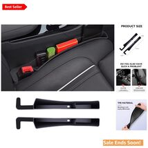 2PCS Car Seat Gap Filler Organizer for Vehicles Black Durable Waterproof - $28.66