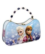 Disney&#39;s Frozen Movie Anna and Elsa Girls Scoop Purse Carry All Tin Tote... - £12.84 GBP