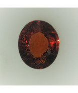 Natural Spessartite Oval Facet Cut 7X6mm Terracotta Orange Color VVS Cla... - $182.98