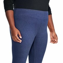 George Plus Women&#39;s Velour Ribbed Leggings Blue 4X NWT - £10.81 GBP