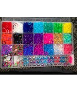 1,000+ Colourful Rubber Loom Bands Bracelet Making Kit Set - $20.30 CAD