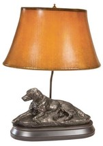 Sculpture Table Lamp TRADITIONAL Lodge Resting English Setter Dog 1-Light - £457.96 GBP