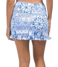 NWT G LIFESTYLE JAKARTA BLUE RUFFLE HEM GOLF TENNIS SKORT S M L XL image 2