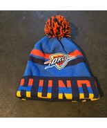 Mitchell &amp; Ness OKC Thunder Beanie Winter Tussle Hat with Pom OSFA - $21.66 CAD