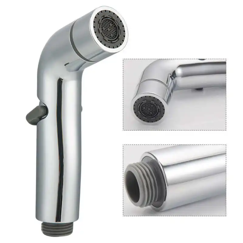 House Home Handheld TAet Bidet Faucet Sprayer Electroplating Shower Head Adjusta - £23.63 GBP