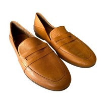 Miz Mooz Leather Loafers Shoes Slip On Flats Tan Women Size EU 36 US 5.5-6 - £32.47 GBP