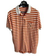 Polo By Ralph Lauren Mens XL Vintage Striped Polo Shirt with Pony Orange... - £11.49 GBP