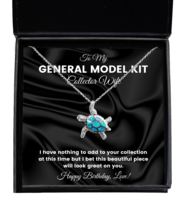 General Model Kit Collector Wife Necklace Birthday Gifts - Turtle Pendant  - £39.83 GBP