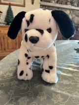vtg TY Dotty Beanie Buddies Dalmation puppy Dog Black &amp; White Plush 11” figure - £11.81 GBP