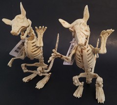 Halloween Bones Rat Skeletons 6.5”Hx4.5”Wx6.5”D 2Pk - £3.96 GBP