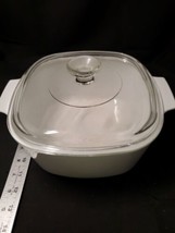 Corning Ware “Winter Frost White” A-3-B  3 Liter Casserole Dish W/Lid - £17.55 GBP
