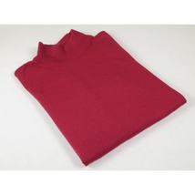 Men PRINCELY Soft Comfort Merinos Wool Sweater Knits Mock 1011-00 Raspberry image 3
