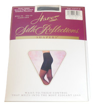 Hanes Silk Reflections Shaper Waist To Thigh Control Shaping CD Sheer Pantyhose - £6.81 GBP