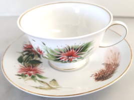 Rosenthal Group Danbury Mint Cup and Saucer Bee Balm Wildflowers of America - $30.00