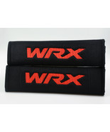 2 pieces (1 PAIR) WRX Embroidery Seat Belt Cover Shoulder Pads (Black Pads) - $17.99