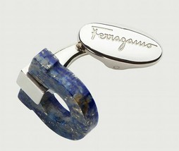 Salvatore Ferragamo GANCINI CUFFLINKS  Made In ITALY NEW WITH TAGS in BOX - $376.20