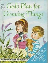 God&#39;s Plan for Growing Things by Mary Alice Jones 1964 Rand McNally Irma Wilde - £7.10 GBP