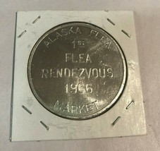 1966 Anchorage Alaska Sports Arena Trade Token Coin 1st Flea Market Rend... - £7.09 GBP