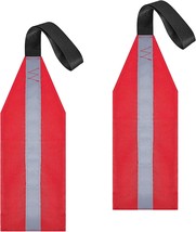 Red Warning Flag With Webbing For Kayak Sup Towing Canoes Truck Safety - £23.64 GBP