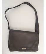 Giani Bernini Black Leather Shoulder Satchel 11&quot; x7&quot; x 2&quot; Bag Purse - £15.50 GBP