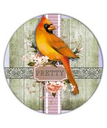 Orange Cardinal : Gift Coaster Bird Grieving Lost Loved One Grief Healin... - £3.95 GBP