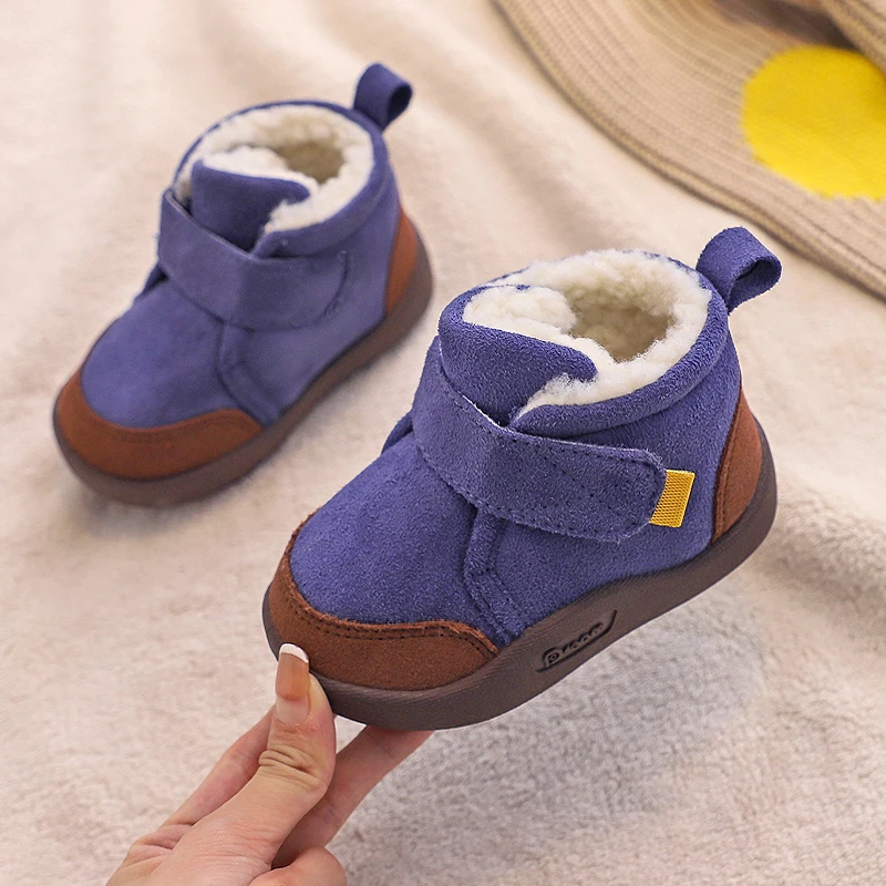 Infant  Boots Winter Baby Girls Boys Snow Boots Warm Plush Outdoor Soft Bottom N - £149.51 GBP