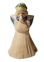 Vintage Kay Finch Hand Painted Angel Praying Figurine 1940s California Pottery - $24.99