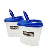 2ea 6.75 Cup/54oz Cereal,Dry Food OVAL Storage,Dispenser Container Lock ... - €16,89 EUR