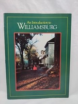 Vintage 1985 An Introduction To Williamsburg Book - £23.32 GBP