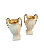 Pioneer Pottery Pearl Lustrous 22K Vase Vintage Lot (2) - £25.70 GBP