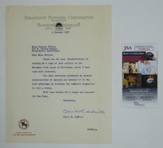 Cecil B deMille Signed Letter Ten Commandments TLS Director Autographed ... - $643.49