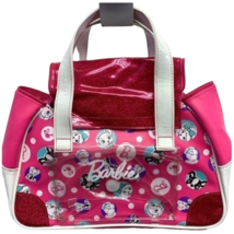 Mattel Just Play Barbie Kiss &amp; Care Pet Doctor Purse Bag Carry Case Vet Pink 13&quot; - £13.97 GBP