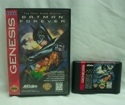 Vintage Batman Forever Dc Comics Sega Genesis Video Game 1995 - £15.82 GBP