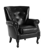 MOJAY Modern Living Room Chair, Faux Leather Accent Chair Armchair With ... - $250.00