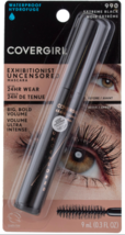 Covergirl Exhibitionist Uncensored Waterproof Mascara 990 Extreme Black*2 Pack* - £10.23 GBP