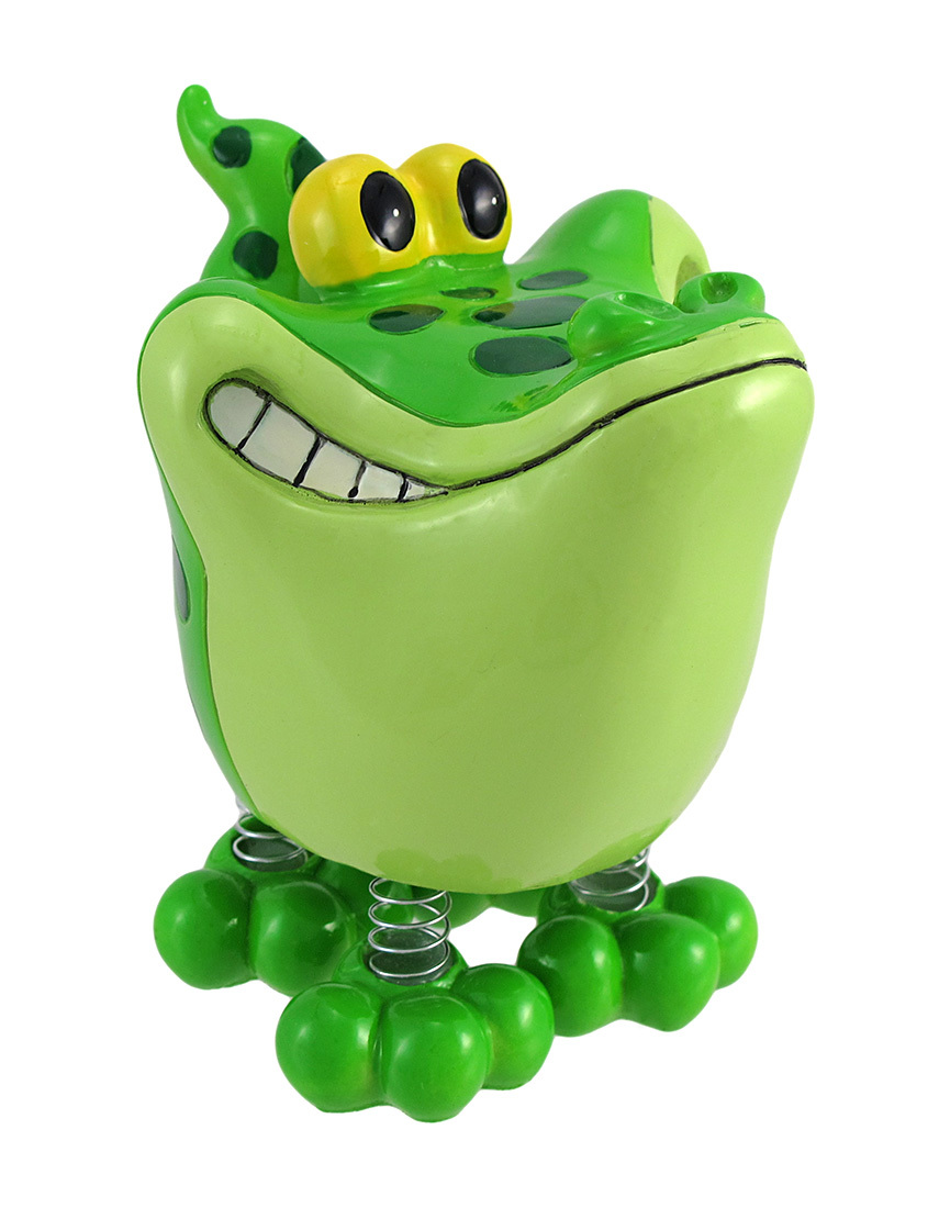 Primary image for Zeckos Wacky Gator Coin Bank with Spring Legs