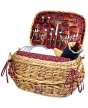 Red Highlander Picnic Basket Service for 4 - $273.59