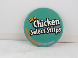 McDonalds Staff Pin - Chicken Strips Selects with Plum Sauce - Celluloid... - $15.00
