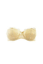 Agent Provocateur Womens Bra Padded Elegant Lace Floral Ivory Size Uk 36A - £64.56 GBP