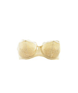 AGENT PROVOCATEUR Womens Bra Padded Elegant Lace Floral Ivory Size UK 36A - £64.38 GBP