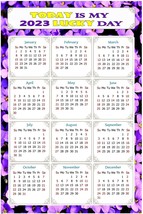 2023 Magnetic Calendar - Calendar Magnets - Today is my Lucky Day - v026 - $10.88
