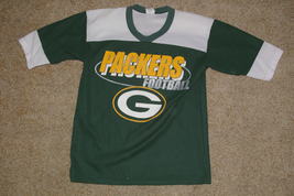 Packers Football Jersey V-neck Shirt Youth L (14/16) GTS Green Bay - £11.79 GBP