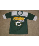 Packers Football Jersey V-neck Shirt Youth L (14/16) GTS Green Bay - £11.97 GBP